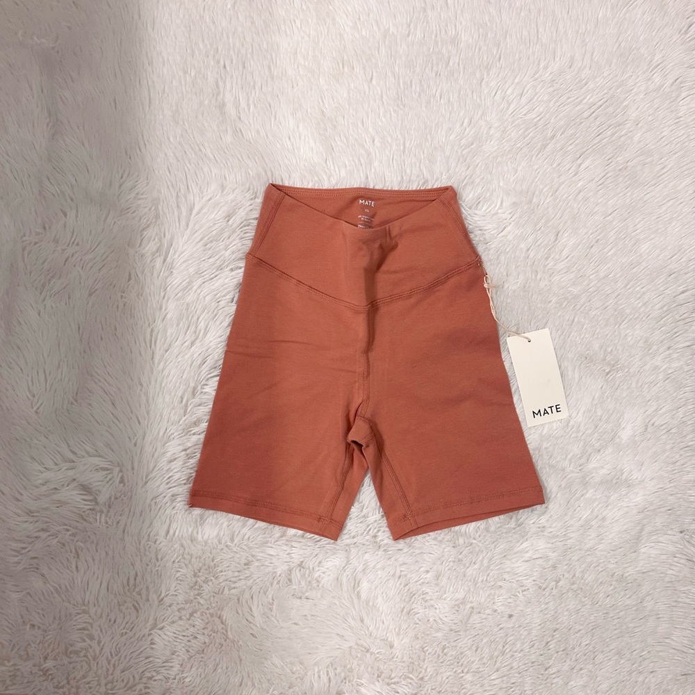 MATE the Label Women's Dusty Rose Bike Shorts - Picture 4 of 8